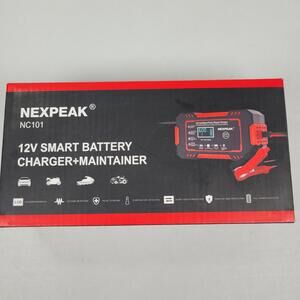 NC101 Car Battery Charger, Smart Battery Trickle Charger 12V 6A Automotive